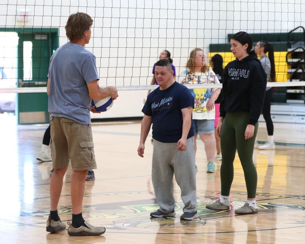 Grateful for a Spring semester of shared joy and smiles as our Cowgirls volleyed alongside the Special Olympics team here in Las Vegas, NM 🤠 Looking forward to more fun and memories next season! 🥳 #newmexicotrue