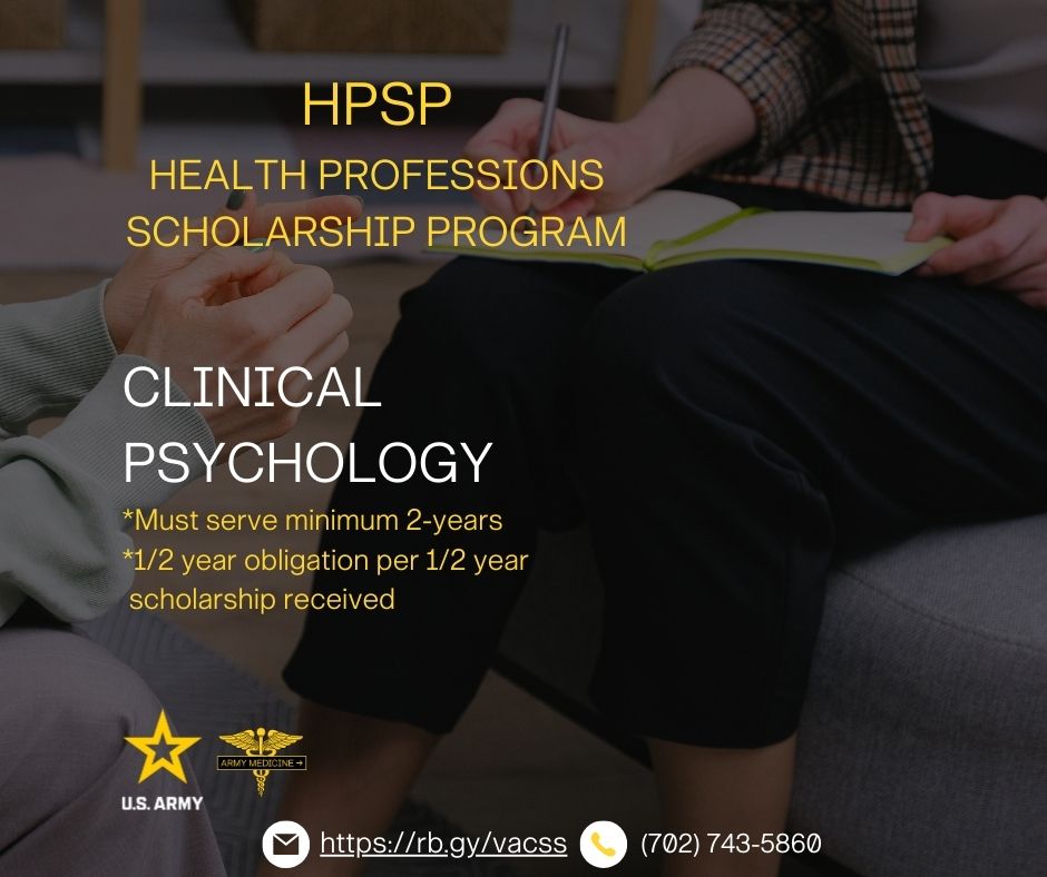 With the Health Professions Scholarship Program (HPSP) , you'll receive full tuition, a monthly stipend, and invaluable leadership training. DM, call 702-743-5860, or visit rb.gy/qkf67 to learn more! #goarmy #beallyoucanbe #HPSP #MedicalServiceCorps #ServeWithPurpose