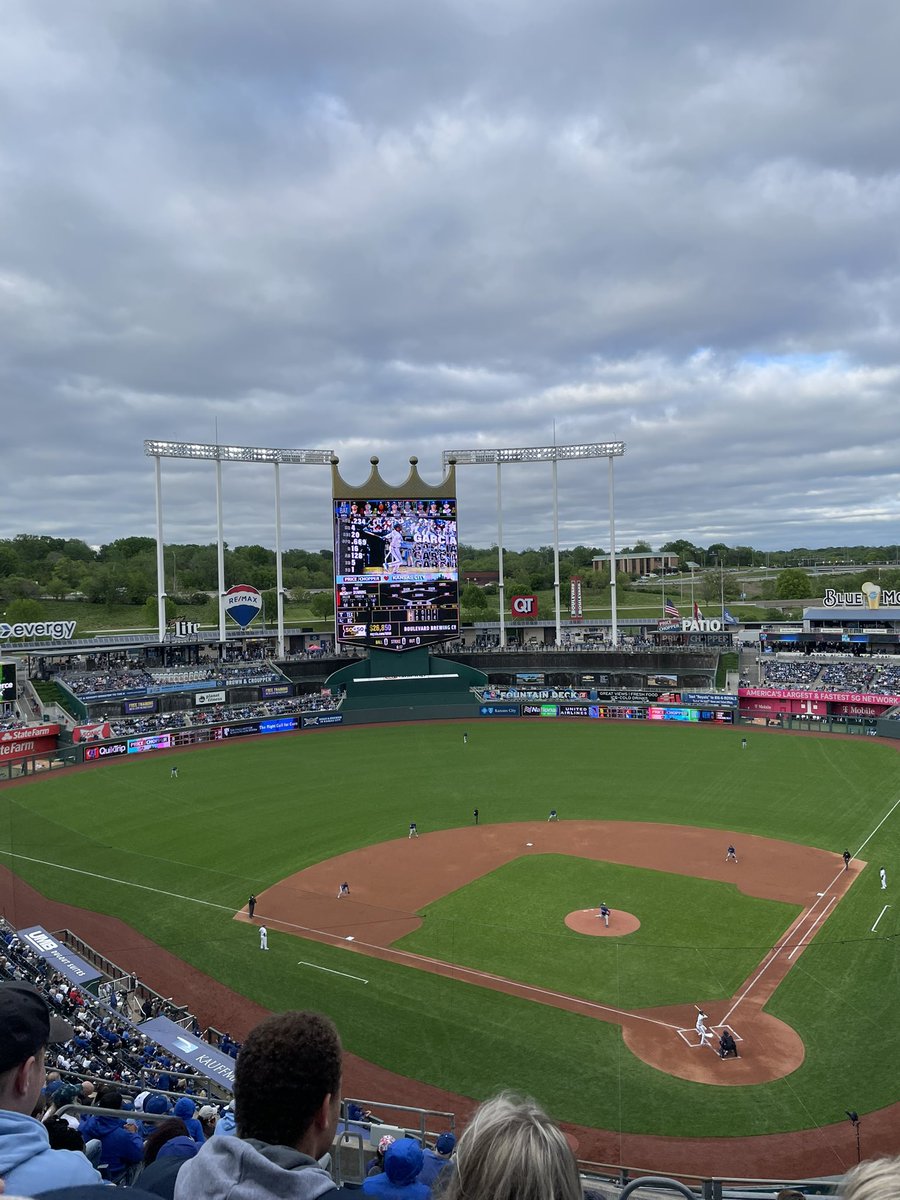 2nd away day of my life and they’ve both been in KC. Scoreboard in the shield is pretty elite, not gonna lie