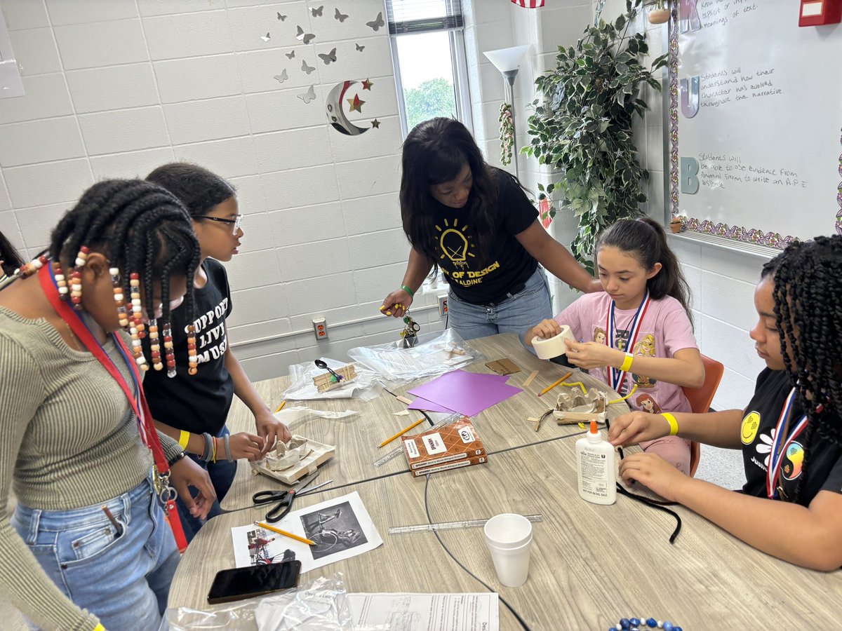 Test, redesign, teamwork, evaluate are just a few of the elements of the engineering design process that our elementary scholars @AldineISD participated in for Day of Design. Designing rickshaws 🛺 to travel on rough terrains was truly challenging! @AISDElemScience @STARS_902