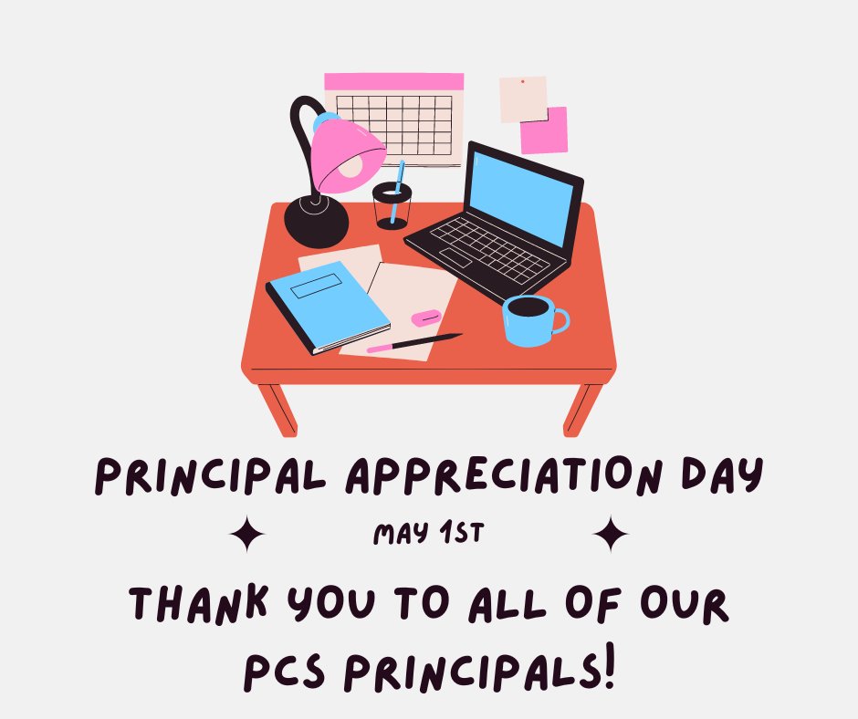 Thank you to all of our hard working Preston County School principals! Principal Appreciation Day - May 1st.