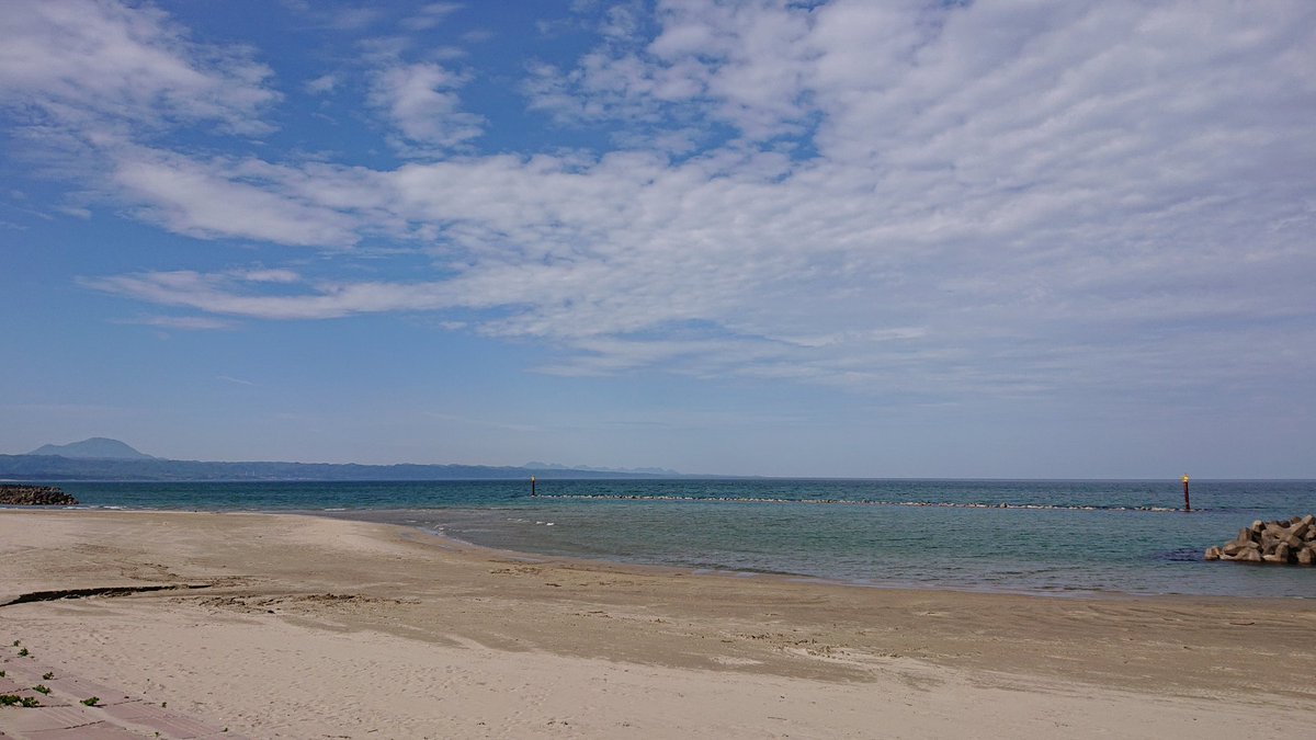 海気持ちいい🌊 泳ぎてぇ #稲佐の浜