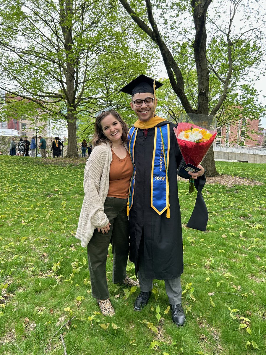 You’re looking at one of the newest Masters of Policy/Political Social Work (from the #1 SSW in the nation - SURREAL)! THANK YOU to everyone in my life for everything - I could not have done it without you. 🩷 #umichssw #socialworker #changemaker #msw