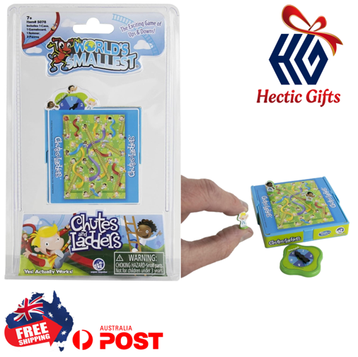 NEW - The Worlds Smallest Chutes & Ladders Board Game

ow.ly/ZuZi50QT1Y7

#New #HecticGifts #SuperImpulse #SI #ChutesAndLaddersGame #BoardGame #Minature #ReallyWorks #Mini #Collectible #Game #Fun #FreeShipping #AustraliaWide #FastShipping