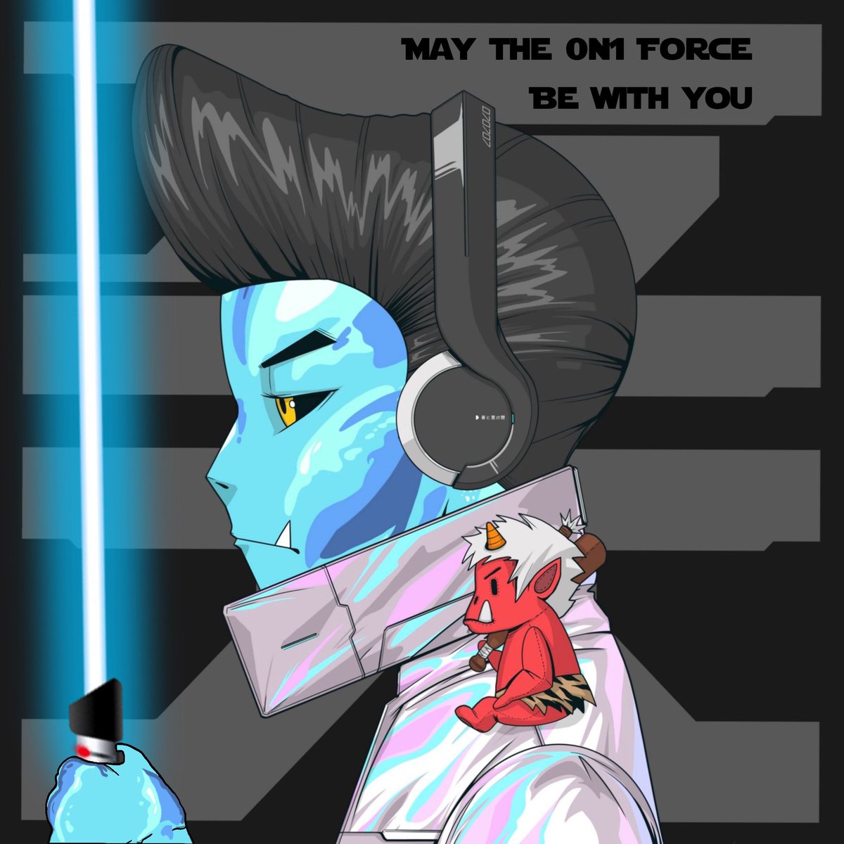 May The 0N1 Force be with You! Thanks to <a href="/Bkess75/">Bobby-San</a> for the my Star Wars F4LL3N dark side light saber!! <a href="/0n1Force/">ONI FORCE</a>