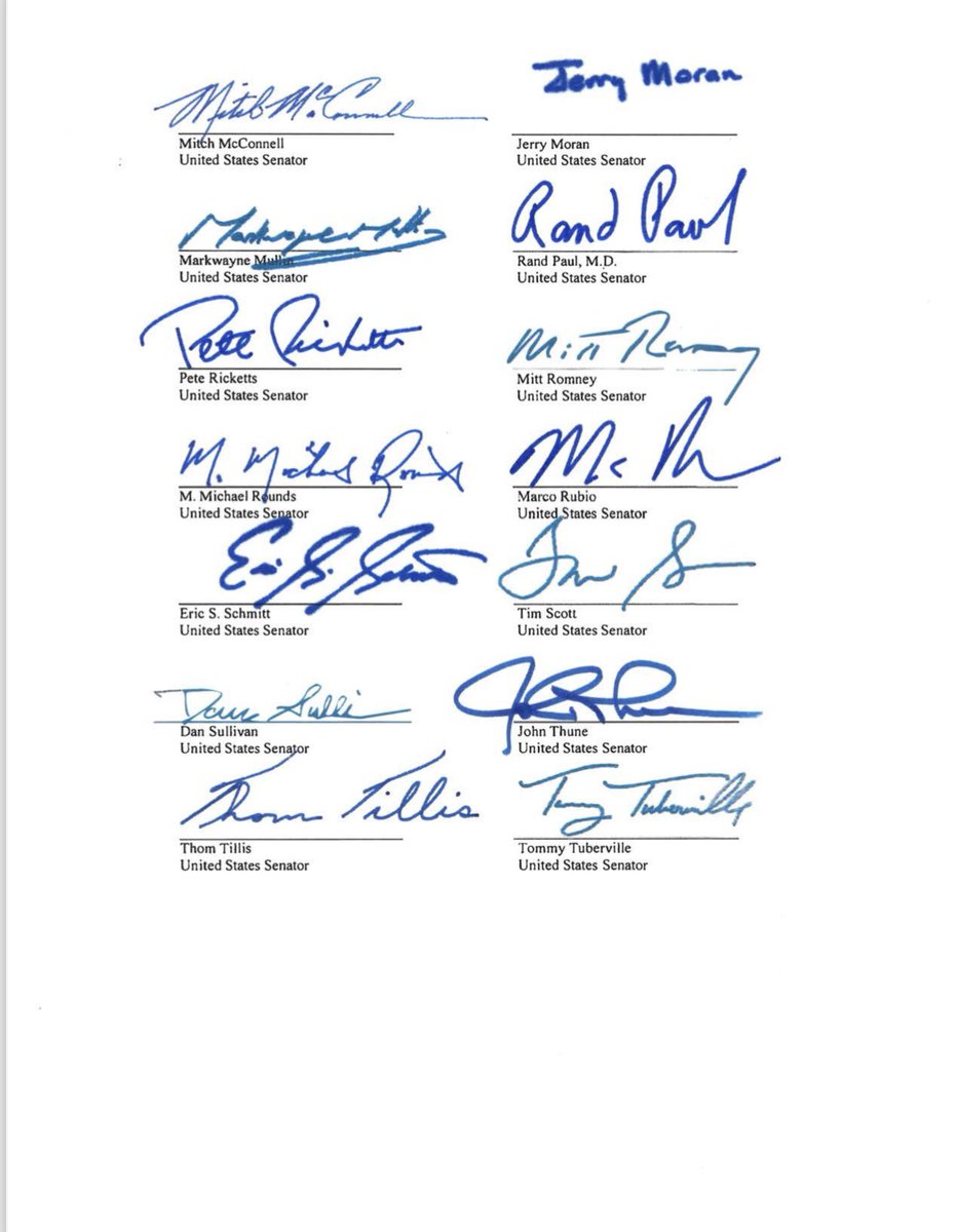 Semua senator dari Republican Party Menolak Pandemic Treaty & amandemen IHR. Artinya US sudah pasti akan menolak bullshit WHO meskipun Biden mau menerimanya, Republicans = 1/2 dari senat, 2/3 persetujuan wajib untuk menerima international treaty.