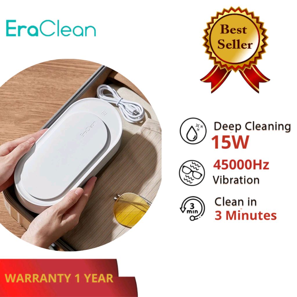 Check out EraClean GA01/GA02/ GA03/GC01/GC03 Ultrasonic Cleaner Machine 45000Hz High Vibration Glasses cases for RM99.90 - RM249.90. Get it on Shopee now! s.shopee.com.my/2AsgSBx2Xb?sha…