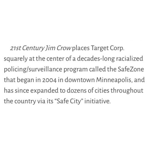 MUST READ: @Target, Minneapolis and Hennepin County engaged in decades-long surveillance co-op, with #Retail giant systematically racially discriminating in hiring, funding draconian policing and prosecution, and profiting from sharing of private #data! unicornriot.ninja/21st-century-j…