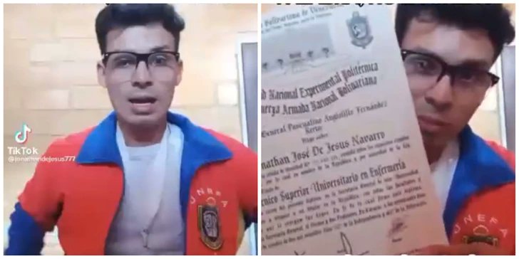 Joven se burló en video de tiktok y dijo que no aprendió nada en la Universidad pero que aún así logró ser enfermero. Directrices de la Universidad Nacional Experimental Politécnica de la Fuerza Armada (UNEFA) vieron el vídeo y decidieron anularle el diploma y la carrera al…