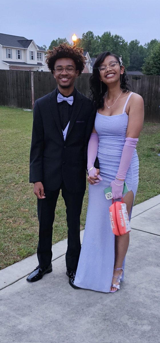 A break from politics to share pics of my son and his girlfriend on their way to prom tonight. I'm not crying, you're crying 😭