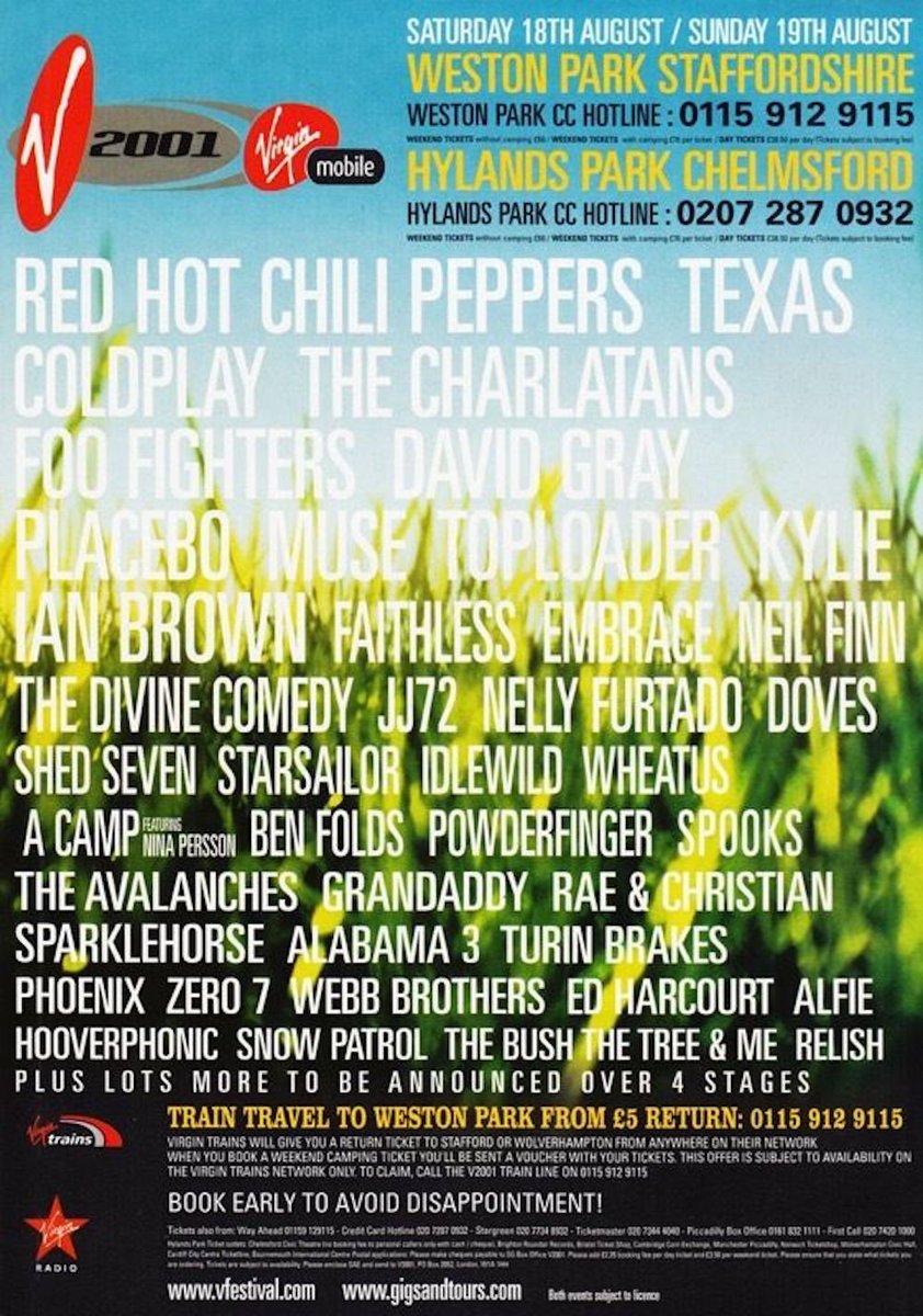 GrumpyRozz's tweet image. Went to this festival back in 01' Red Hot Chilli Peppers rocked the night away 🎸