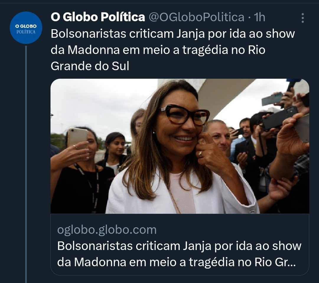 Globo critica o povo que cobra autoridades públicas com outras prioridades chamando-os de bolsonaristas, em meio a tragédia no Rio Grande do Sul.