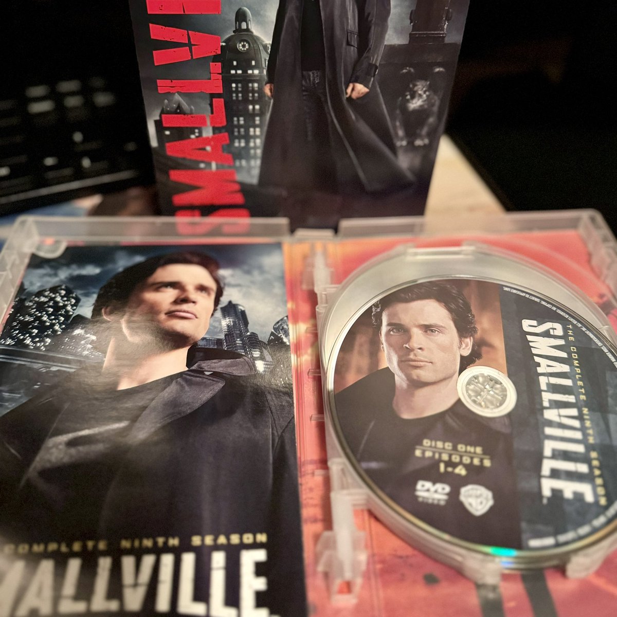 I bought season 9 of #Smallville on #BlackFriday in 2010 at #BestBuy.  It’s been sealed until today. #DVD #PhysicalMedia #SuperSaturday