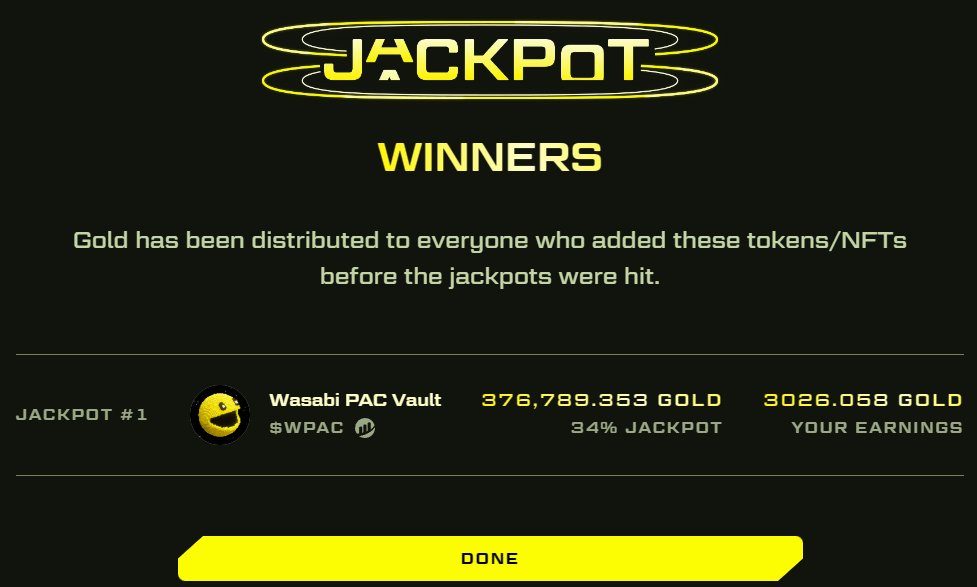 I just won 3026,058 GOLD for holding pacmoon!
Thank you @pacmoon_ @Blast_L2