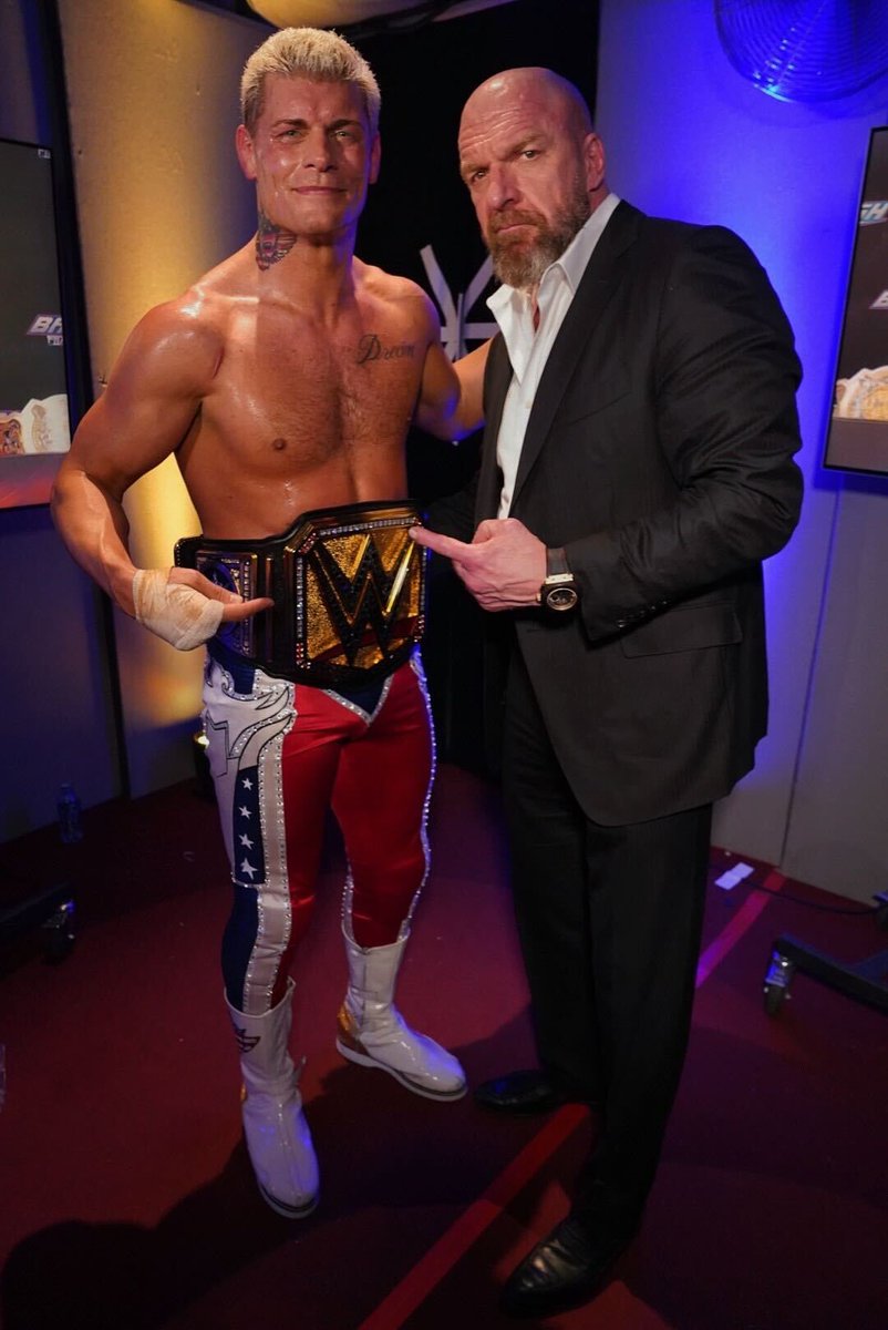 It’s one thing to win a championship… and another thing entirely to keep it. Congratulations to @CodyRhodes on his first successful Undisputed WWE Title defense at #WWEBacklash France.