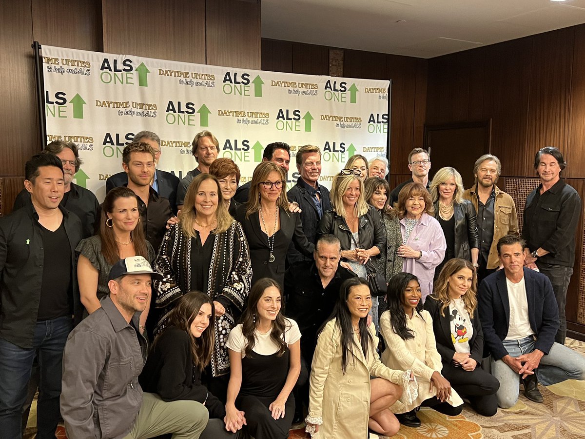 Such an important cause the wonderful cast of #GH is supporting #GH actors @iamaliford @MauraWest @MauriceBenard @lldubs @lydia_look @EvanHofer @KateMansi @lisalocicerogh @DomZamprogna @kvaganos @NancyLeeGrahn @GenieFrancis and others for @alsone_official