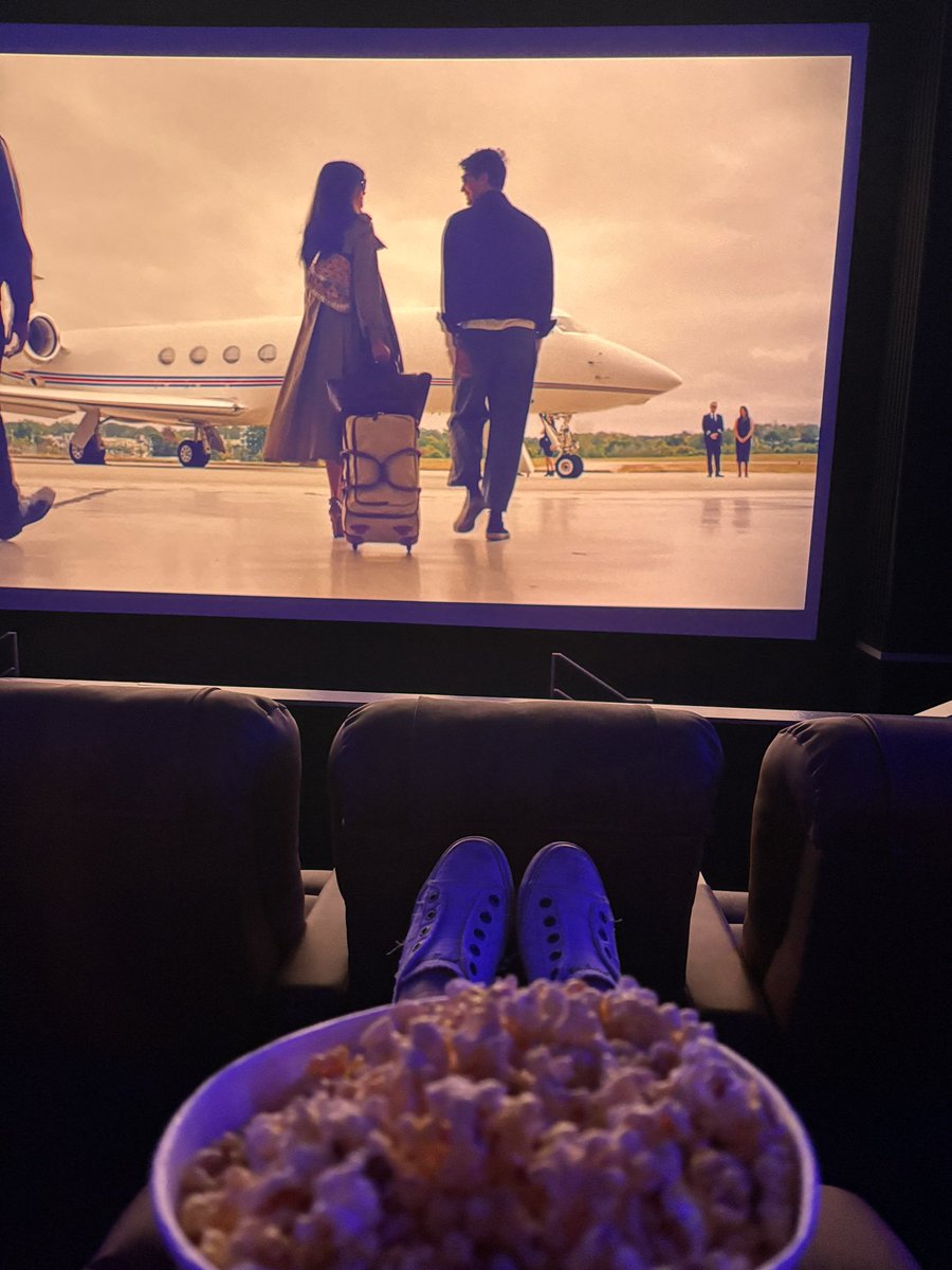 Dinner at the movies 🍿😋