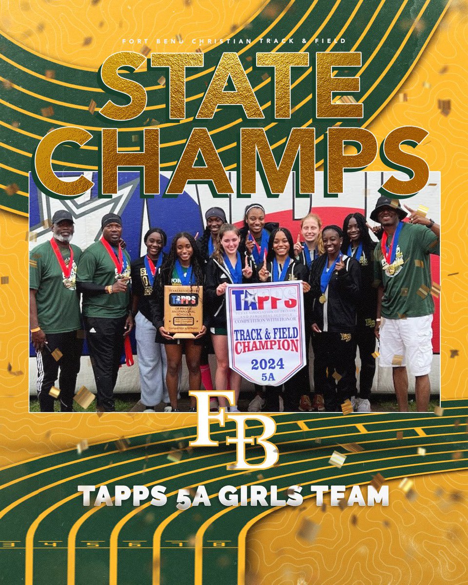 3-Peat 🏆🏆🏆 for the Girls. This makes 3 in a row. Congratulations 2024 TAPPS 5A State Champions. @FBCAathletics @FBEagles @vypehouston @TXMileSplit @TXPSMedia @LSCSN @HoustonChronHS @TappsTrack