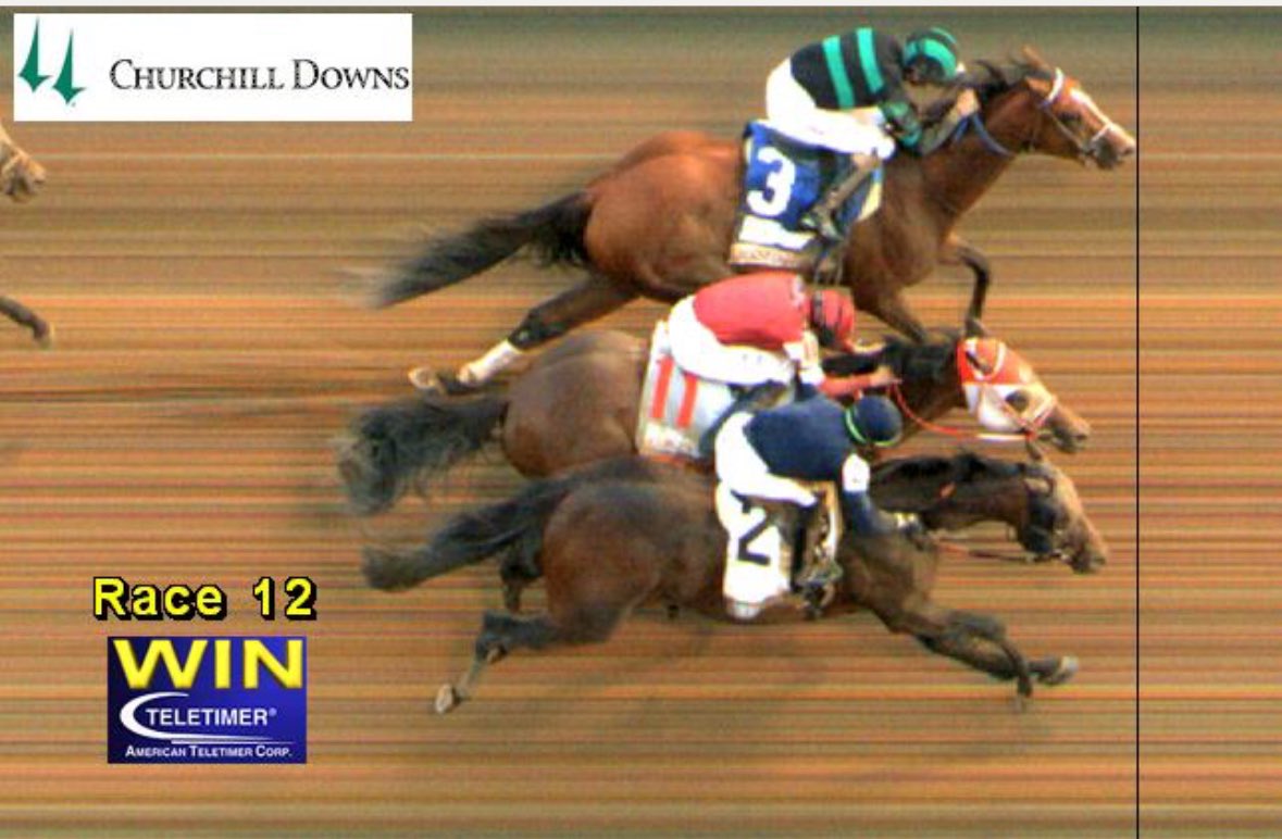 Here’s the official photo finish for the Kentucky Derby.
