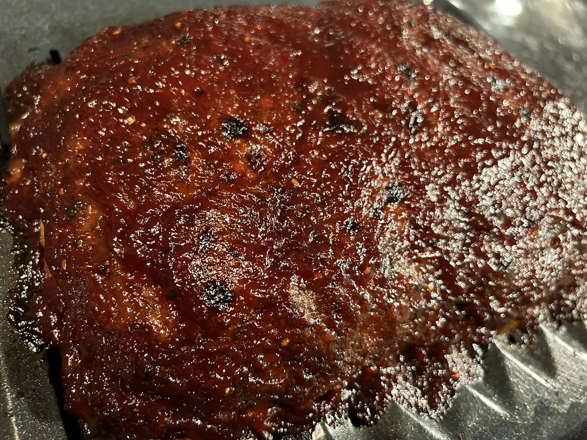 Made meatloaf tonight with a secret ingredient that’s in the first picture. Can you guess what it is?
