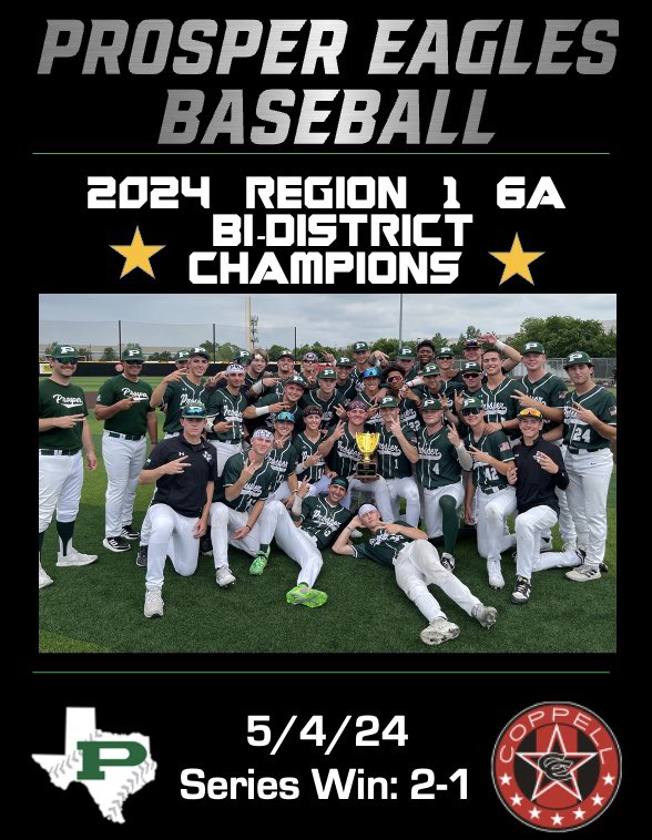 Congratulations to our Region 1 6A Bi-District Champions. Thank you to our family, friends, and fellow students for your continued support. We’re looking forward to the Area Round against the South Grand Prairie Warriors this coming week. Let’s go!!!!!!
 
#Details212