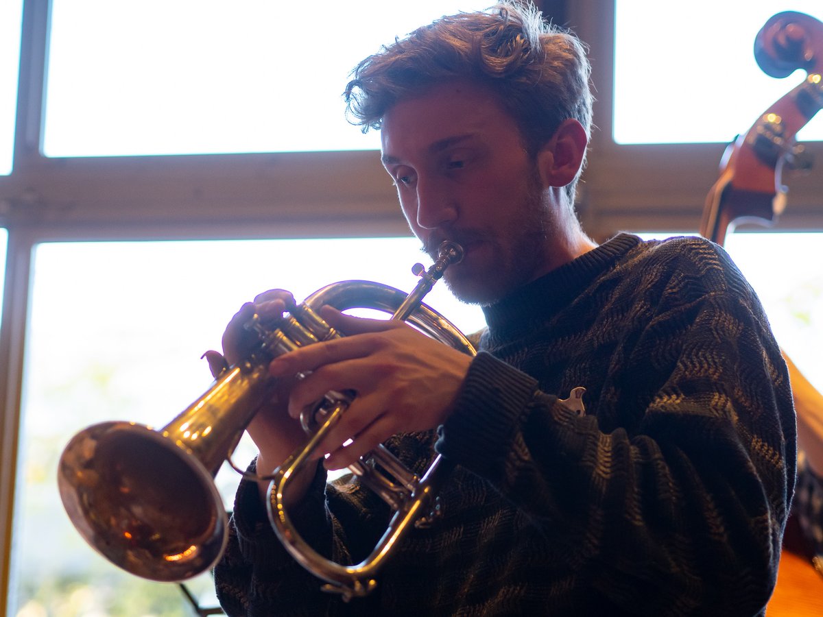 #Jazz tomorrow (Sunday) #Calgary: the guitarist, trumpeter & composer David Lavoie, with Joanna Borromeo piano, Adam Pettigrew bass & Nate Chiang drums, performs 7-10 pm, Betty Lou's Library speakeasy, 908 17 Av SW, $15, 403-454-4774 bettylouslibrary.com/event/david-la…