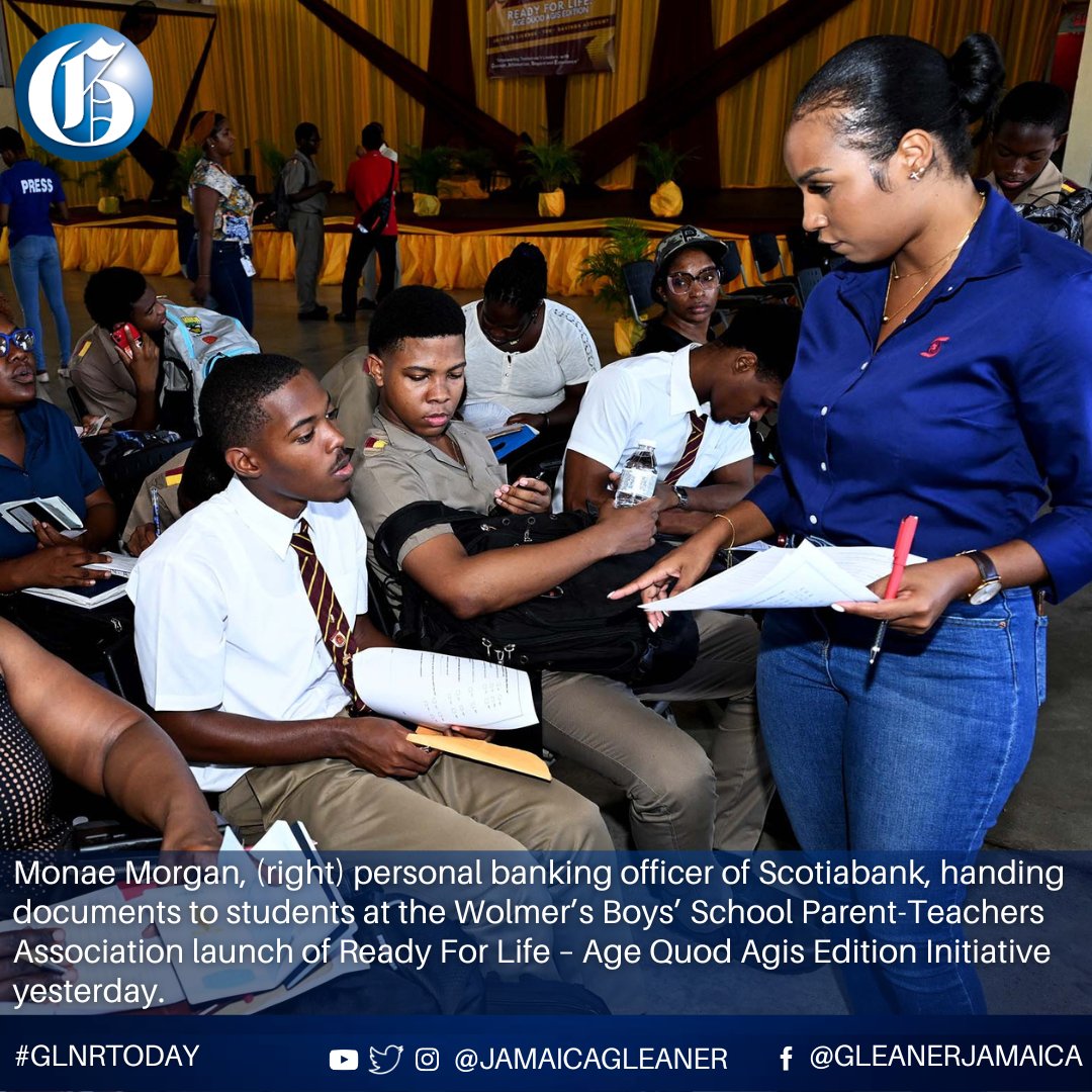 Lovette Smith has been wanting to open a bank account for her son, a sixth form student at Wolmer’s Boys’ School, for the longest time but simply could not find the time.

Read more: jamaica-gleaner.com/article/lead-s… #GLNRToday