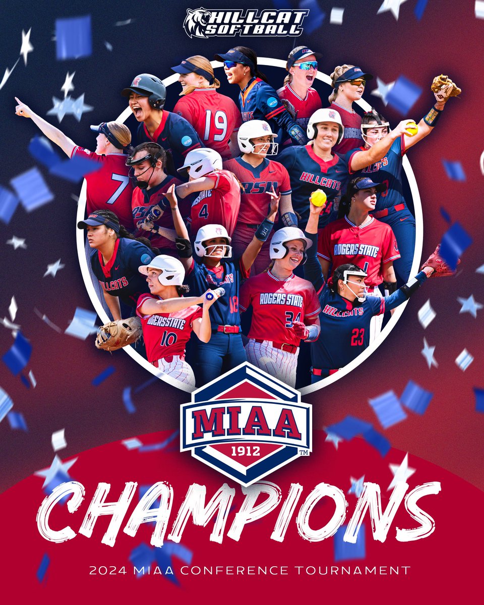 No “Co” about it.
The Cats are your 2024 MIAA Conference Tournament Champions! 😼🐾

#HillcatSoftball #ALLIn