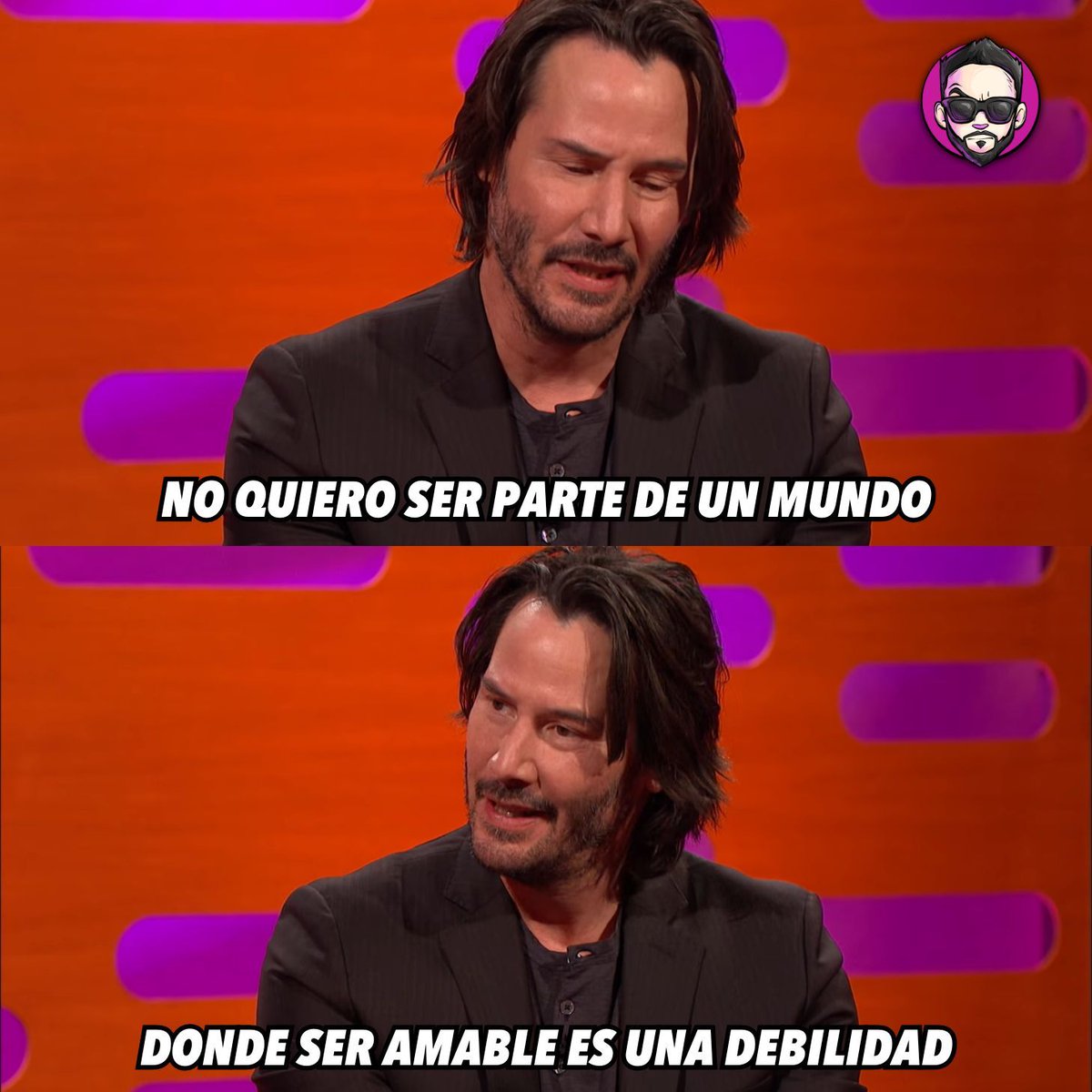 Es imposible no amar a #KeanuReeves ✨