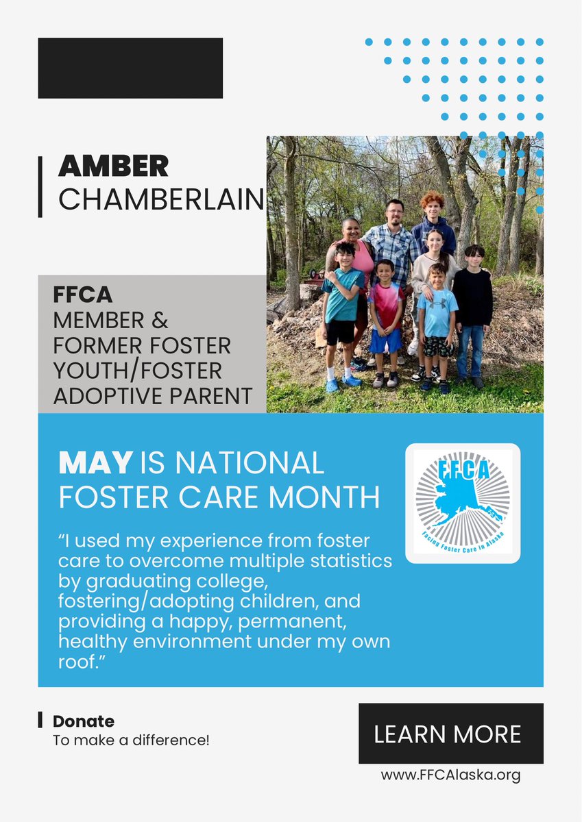 May is National Foster Care Month.💙 A time to honor all those who make an impact on #fosteryouth. We’re celebrating #fosteryouth and alumni who give back, overcome and foster a network of belonging. #fostercareawarenessmonth #Fostercare #FosterYouth  #FFCA