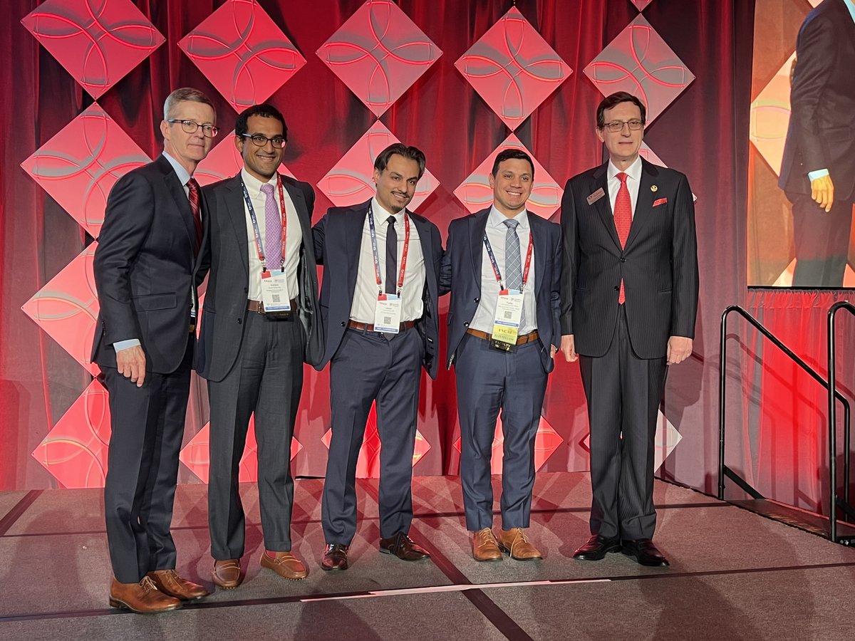 Congratulations to our 2024 Early Career Research Grant Winners, Dr. Ashwin Nathan, Dr. Umair Ahmad, and Dr. Yader Sandoval. We look forward to learning the results of their research next year! #SCAI2024