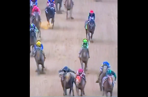‡ Is Churchill Downs embarrassed that there was no Steward's Inquiry into the Derby stretch run? Anyone paying attention to the finish of the Derby could see from the pan shot that there was some bumping between Sierra Leone and Forever Young. I was not watching on the NBC…