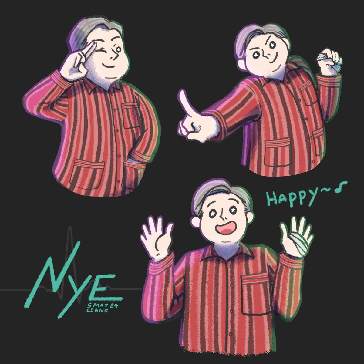 I can't stop drawing more of Michael Sheen as Nye🫠

#Nye #NationalTheatre #MichaelSheen