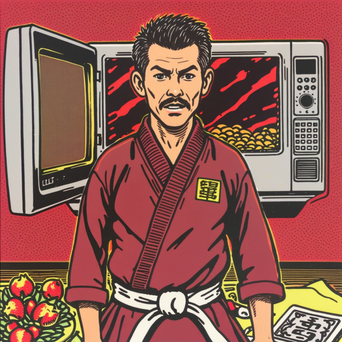 Some men just want to watch the world spin around on a little glass dish $KARATE #UpOnlyGaming #KarateDeMayo
