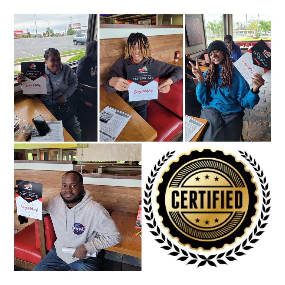 All of our certified trainers couldn’t fit in the first pic ❤️🌶️ part 2 #trainingmatters #chilislove