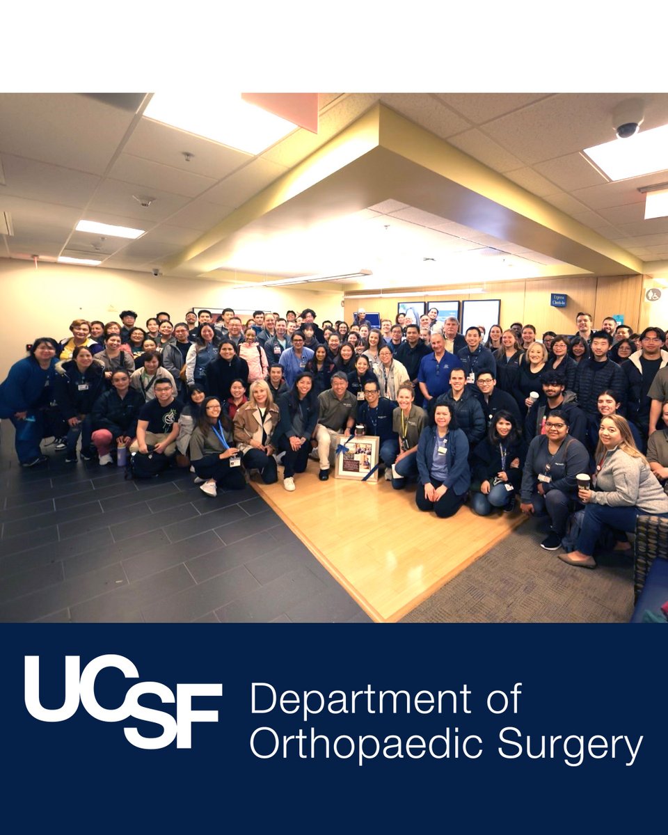 UCSF Department of Orthopaedic Surgery tweet media
