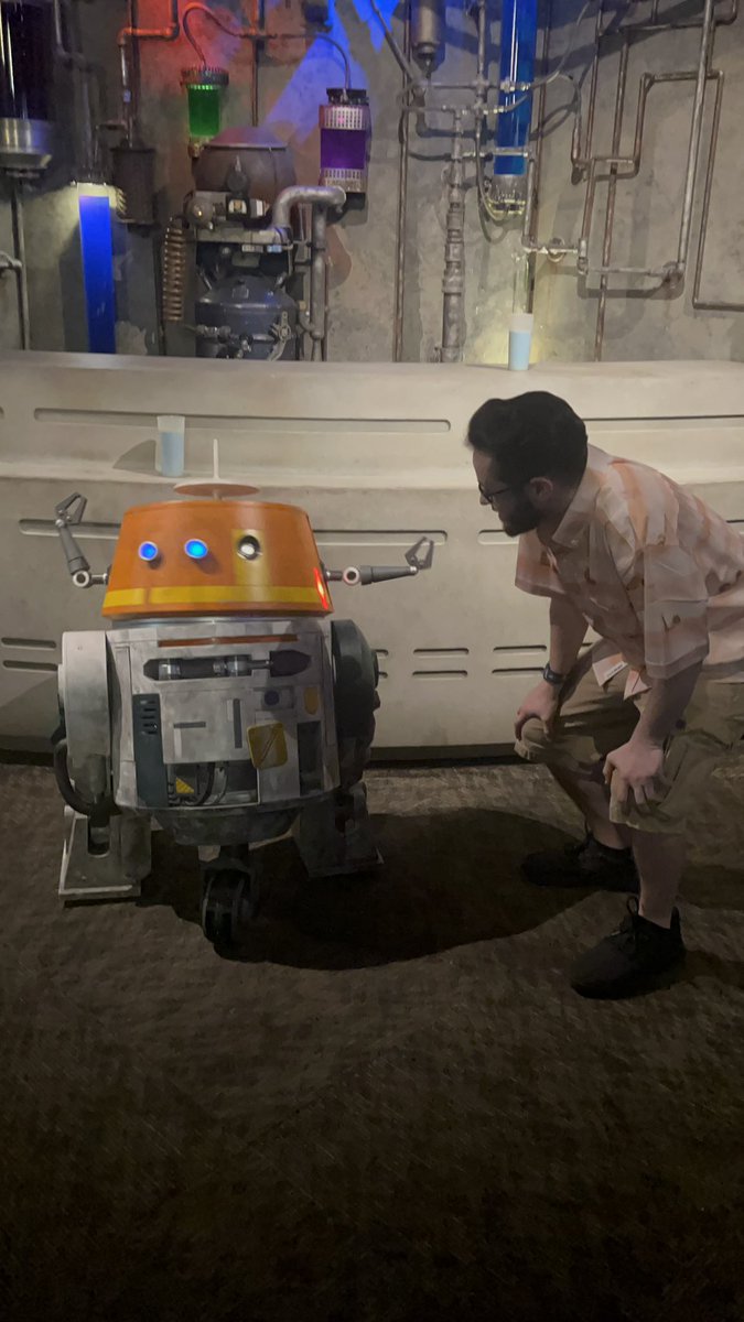 I look forward to celebrating #Maythe4th at Hollywood Studios every year. Nothing better than spending the day with so many friends, both old and new. Also…today I got to meet my favorite droid!! So glad Chopper made a rare appearance. #Maythe4thBeWithYou #StarWarsDay