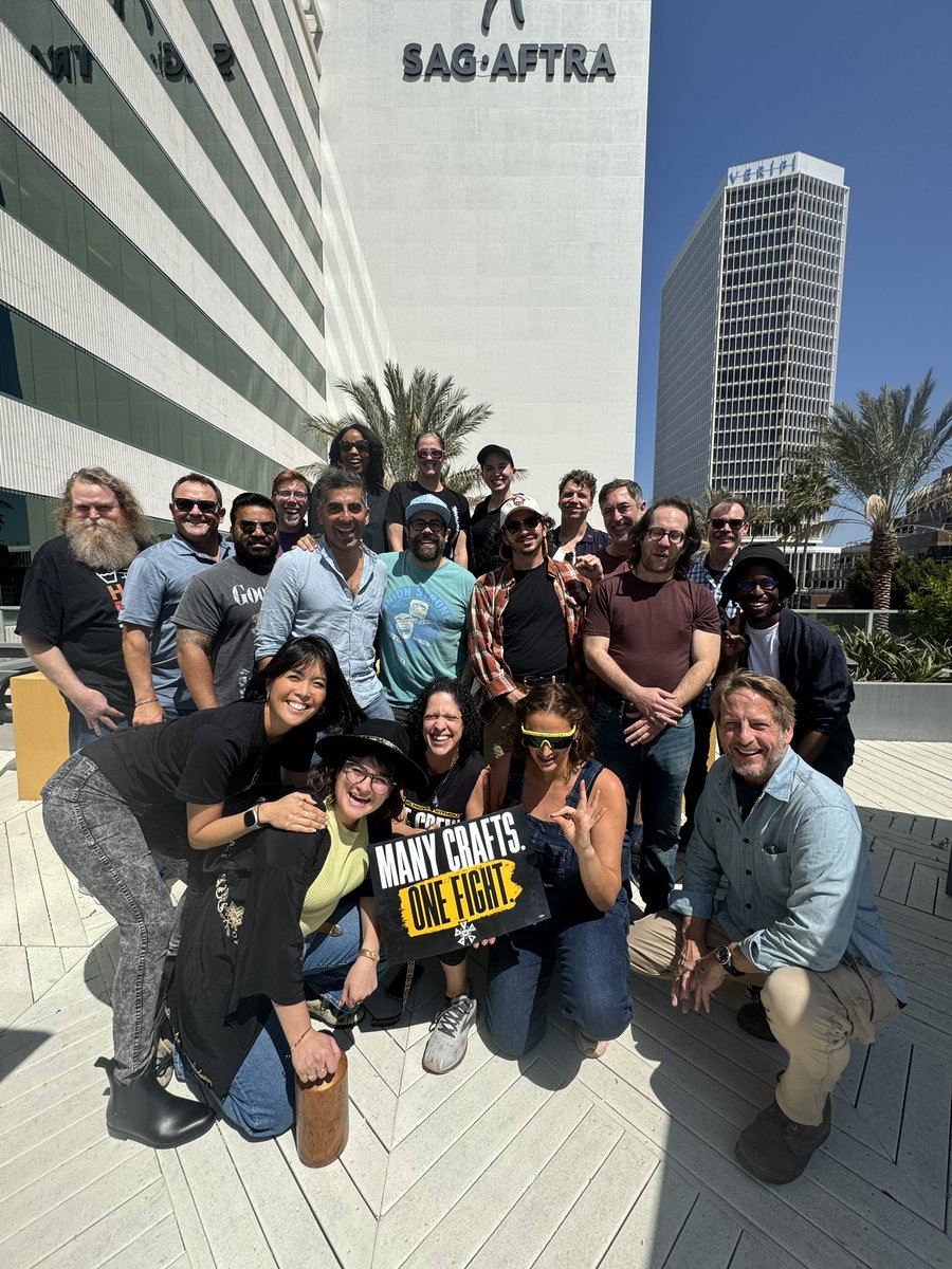 Honored to work with these great #SAGAFTRA unionists on the @SAGAFTRA L.A. Local Organizing Committee. 
@labornotes @MorePerfectUS @AFLCIO @LALabor #ManyCraftsOneFight @us_solidarity #solidarity @rsgexp @rls_organizing @alexnpress @SenSanders #1u #SAGAFTRAstrong #endpaytoplay