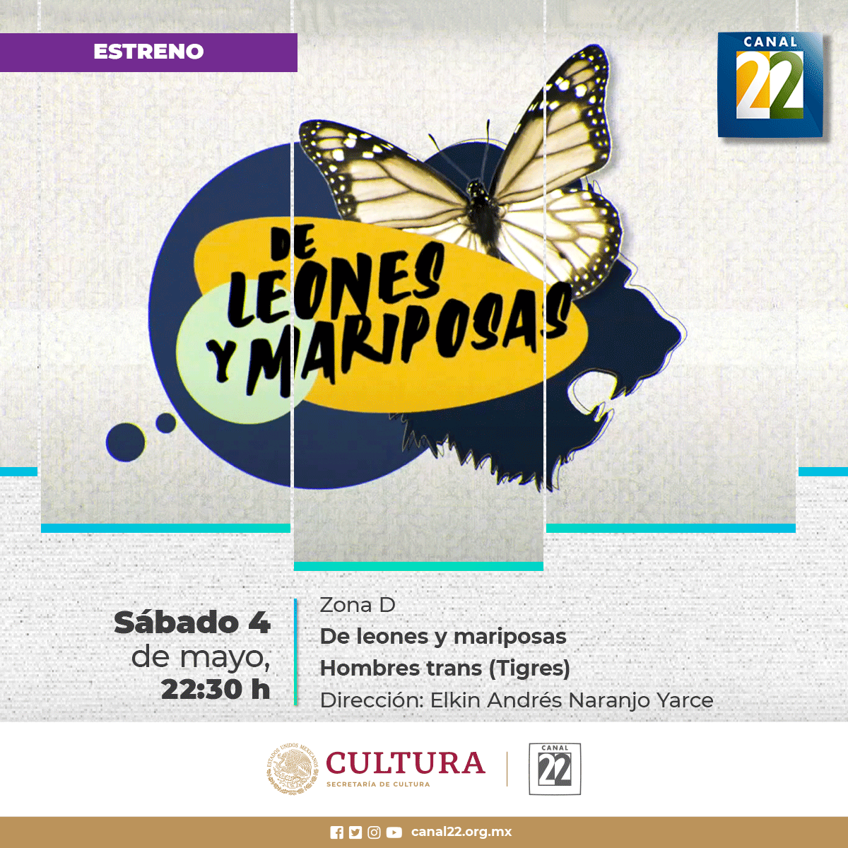 En #ZonaD no te pierdas el estreno “De leones y mariposas”, en este primer episodio sigue la historia de Maximiliano, un joven de 19 años que vive en Guarne. 🕐 Hoy, 22:30 h