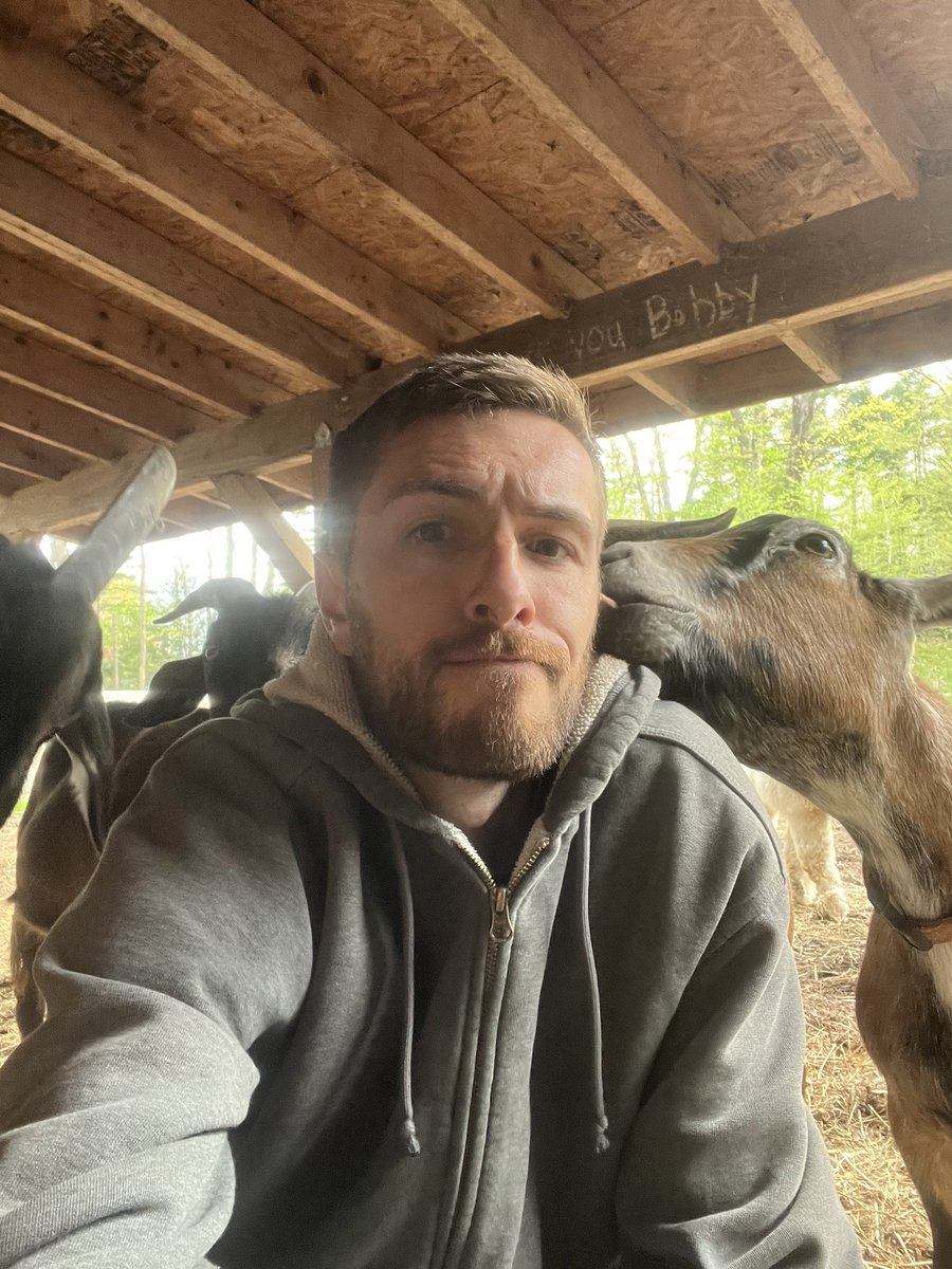 Sometimes you get goat kisses, other times you get your ear chomped. It’s a risk we take
