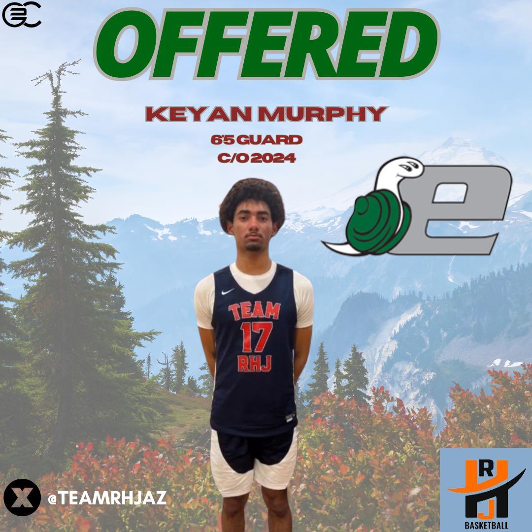 Congratulations to Team RHJ 2024 6’5 Swiss Army Knife @_keyanmurphy_ on his NAIA scholarship offer from @GoGeoducks Evergreen State College. @CoachSmithPV