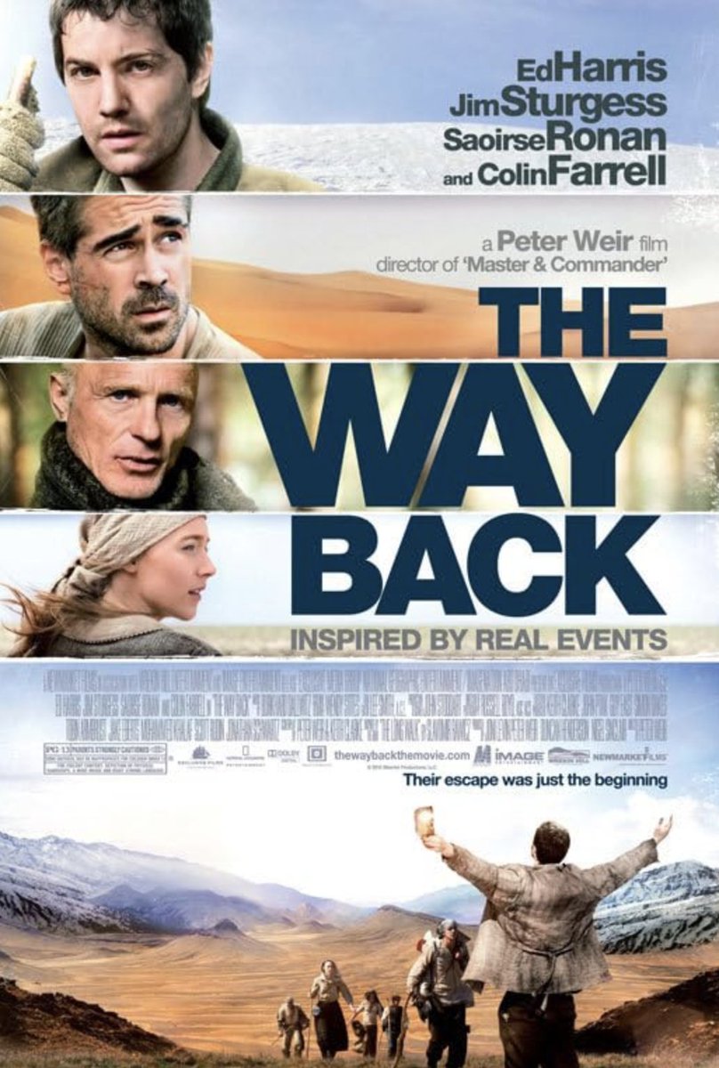 'The Way Back' is about a group of prisoners who escape from terrifying prison camps in the snowy Siberian wilderness, and they try to survive by navigating rough and challenging terrain. A chilling movie you shouldn't miss! 🔥🔥'

#TheWayBack 

#Series_Mix