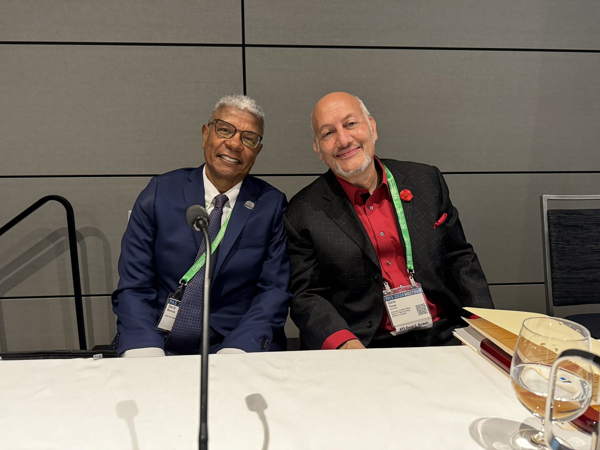 Congratulations to @TheGlennFlores (📸, right) winner of the 2024 David G. Nichols (📸, left) Health Equity Award. This award recognizes Dr. Flores’ outstanding contributions to advancing child and adolescent health, well-being, and equity. @PASMeeting #PAS2024