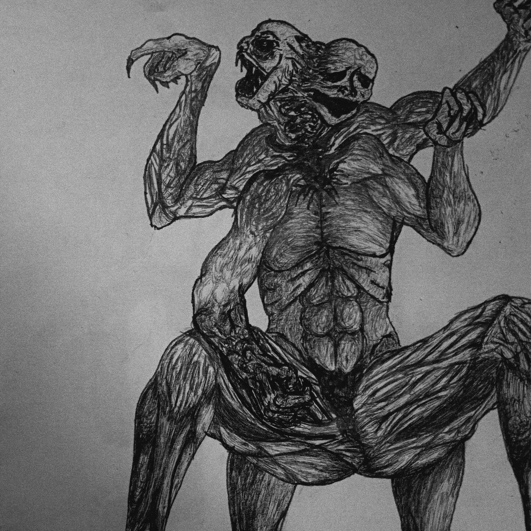 Monster 
#art #horrorartist