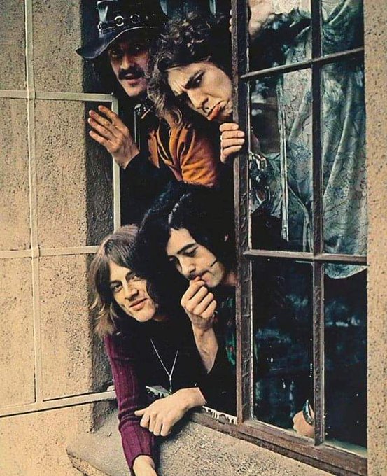 Led Zeppelin at the Chateau Marmont 1969.