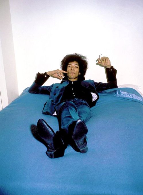 Jimi Hendrix Photo by Petra Niemeier, 1967.