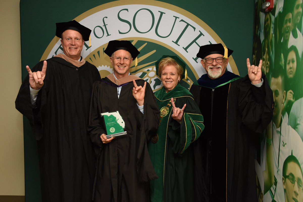 Honored to be part of #USF’s commencement ceremonies! Congrats to all our new alumni! Big congrats also to Darryl Shaw, Casa Ybor CEO, who received USF's Distinguished Citizen Award from @USF_Pres Rhea Law yesterday. Thank you for all that you do for our city & state. Go Bulls!🤘