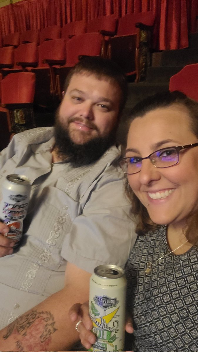 mraern7's tweet photo. Date night for the @TechN9ne and @kcsymphony performance at @themidland. First time seeing either performer and first time at the venue. Finally using his Valentines Day gift. #Datenight 🤘 https://t.co/gh7DAdyquU