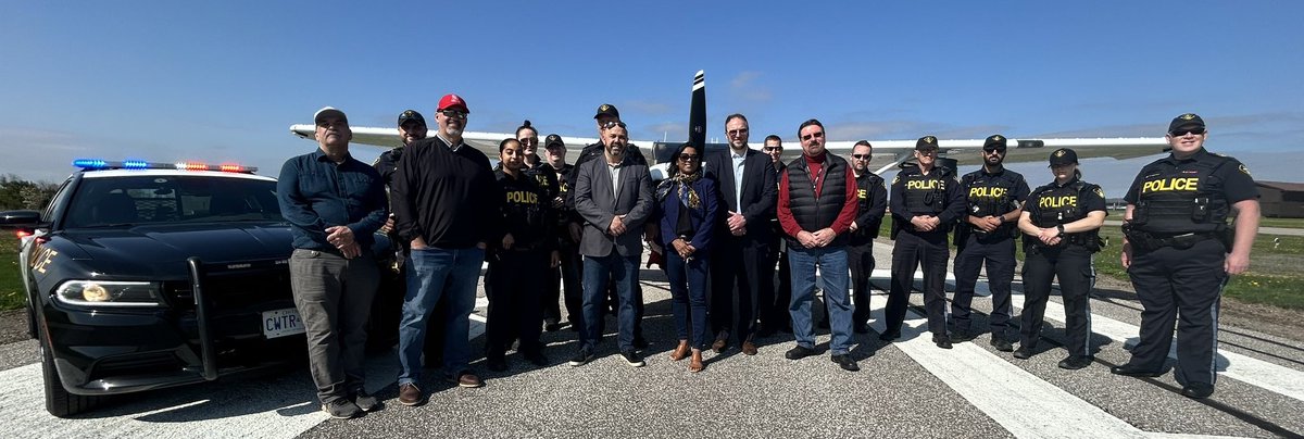 A special thank you to Paul Beaton with the OPP who helped make today's aerial traffic enforcement blitz in Caledon a success.