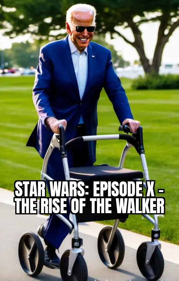 Coming soon from Disney, a Harvey Weinstein production: Rise of the Walker... Joe Biden reveals he is Luke's father.